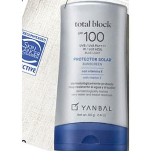 Yanbal Total Block Sunscreen SPF 100 / Protector Solar- 2.8 fl oz